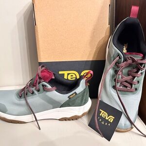 Teva Women's Gateway Low Slip-On Sneakers -Olive & Gray -NIB